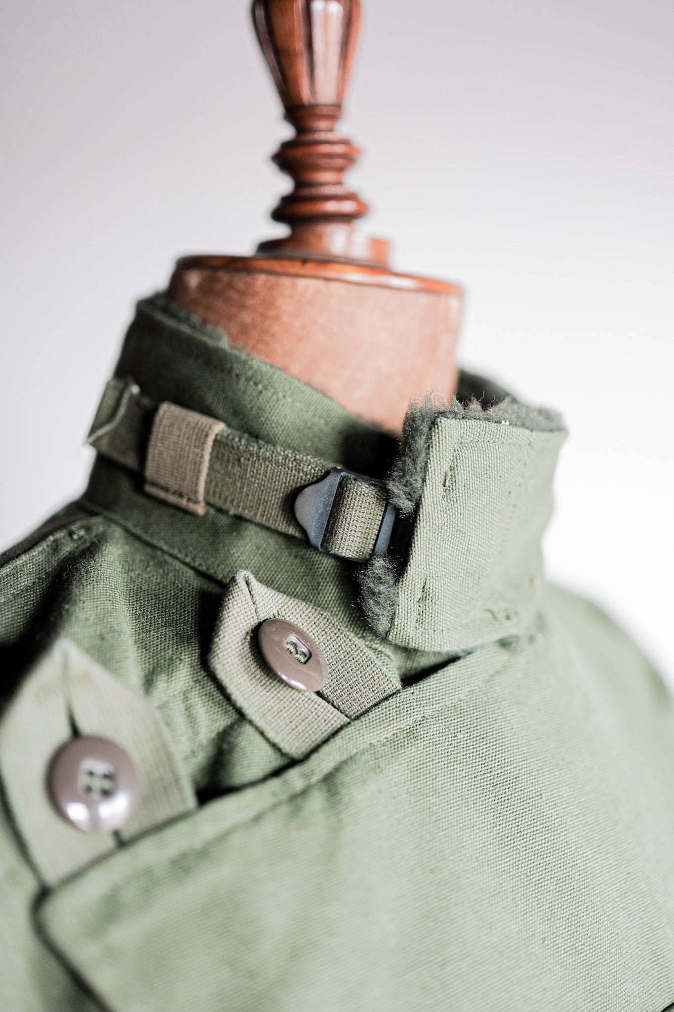 【~60's】Swedish Army Dispatch Rider Motorcycle Jacket With Liner Size.C48 "Dead Stock"
