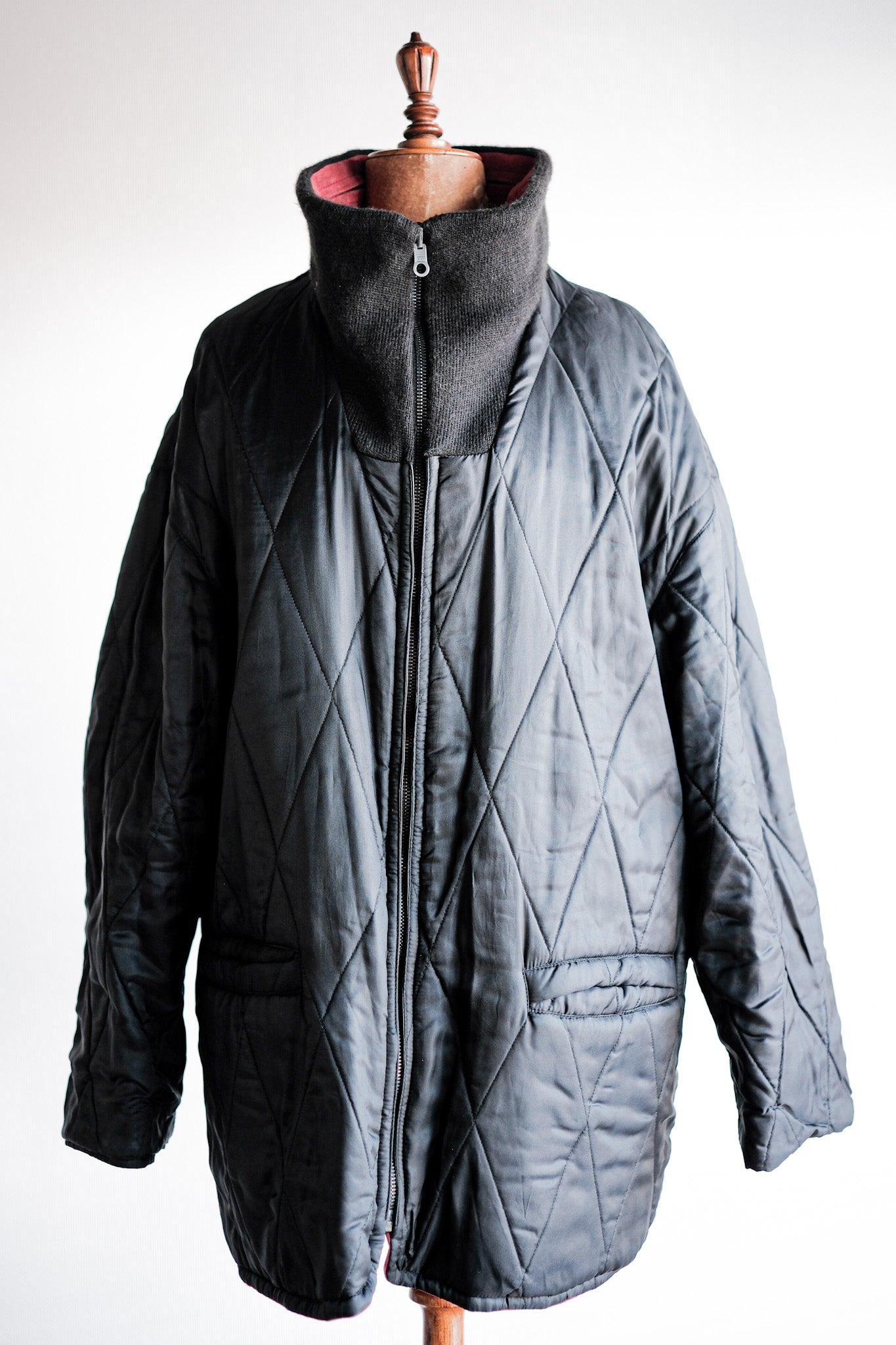 ［~90's］Old SERAPHIN Leather Reverseable Jacket Size.50