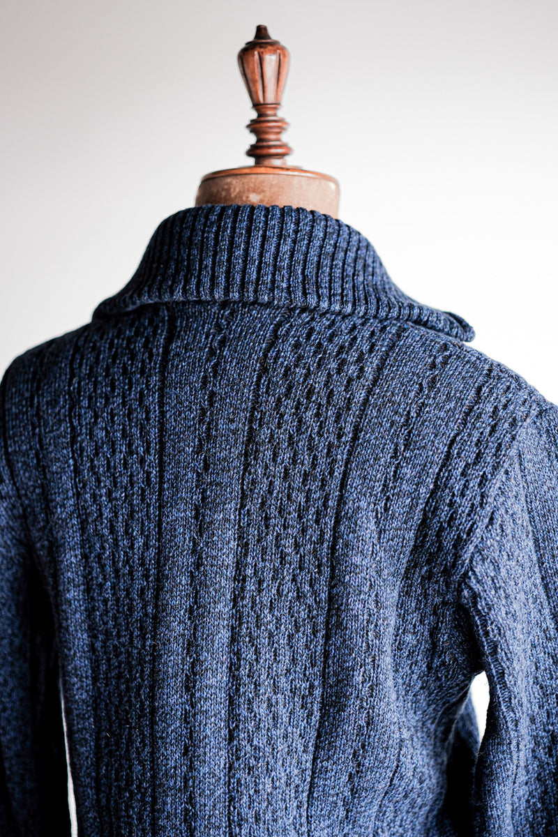 [~ 60's] French Vintage Full Full Wool Cardigan "Dead Stock"