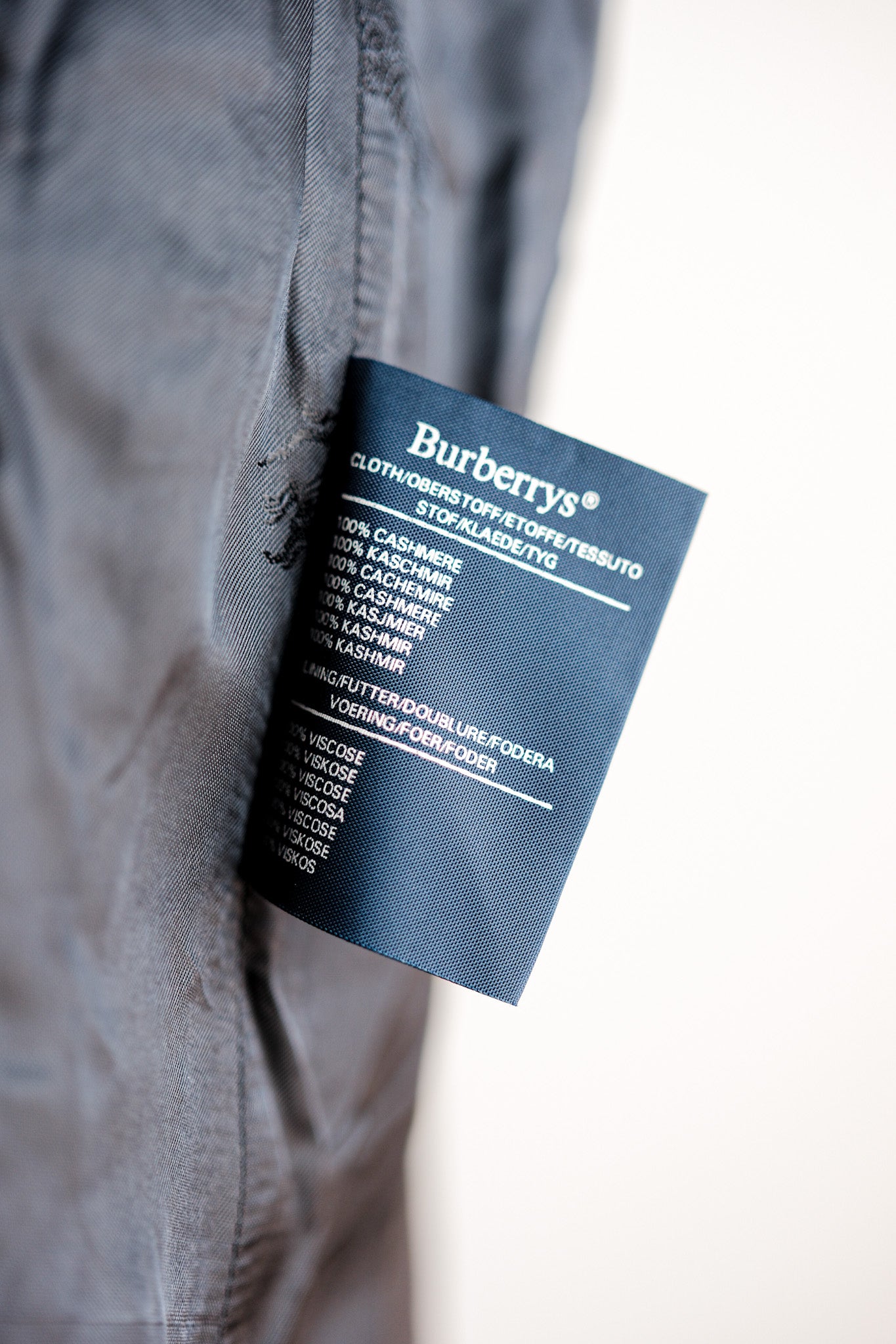 ［~90's］Vintage Burberry's Single Raglan Balmacaan Coat Size.60RX "PURE CASHMERE"