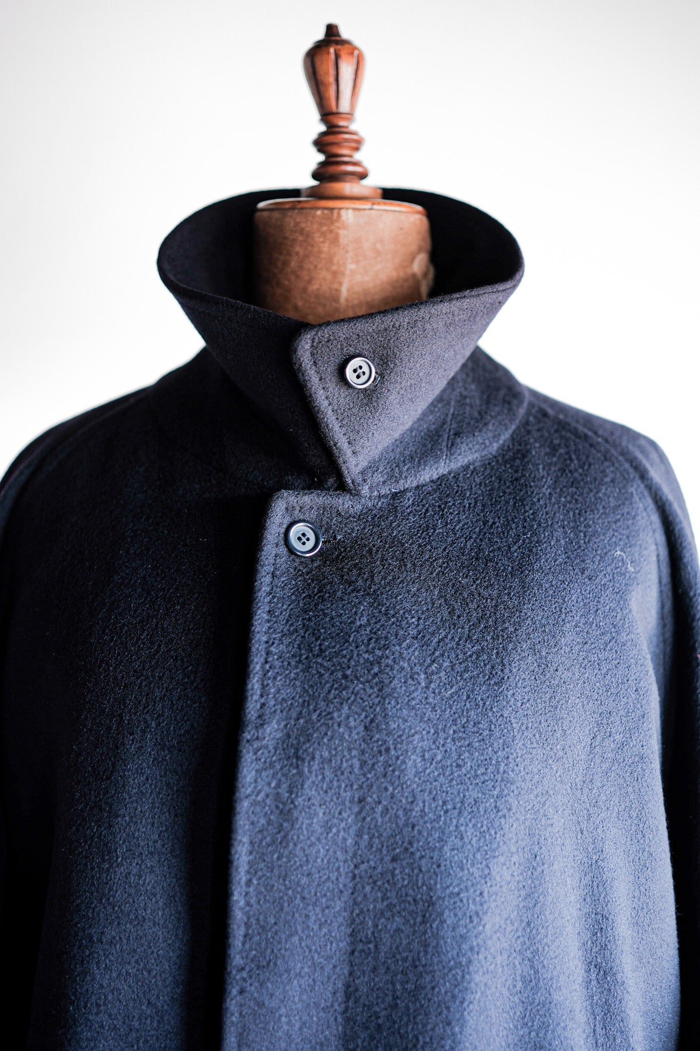 ［~90's］Vintage Burberry's Single Raglan Balmacaan Coat Size.60RX "PURE CASHMERE"