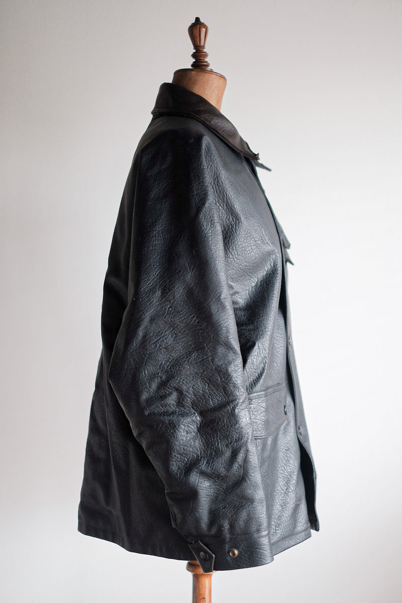 [~ 50's] Belstaff Vintage P.V.C Suit "Black Panther"