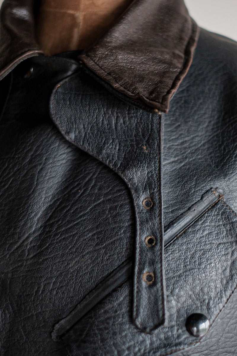 [~ 50's] Belstaff Vintage P.V.C Suit "Black Panther"