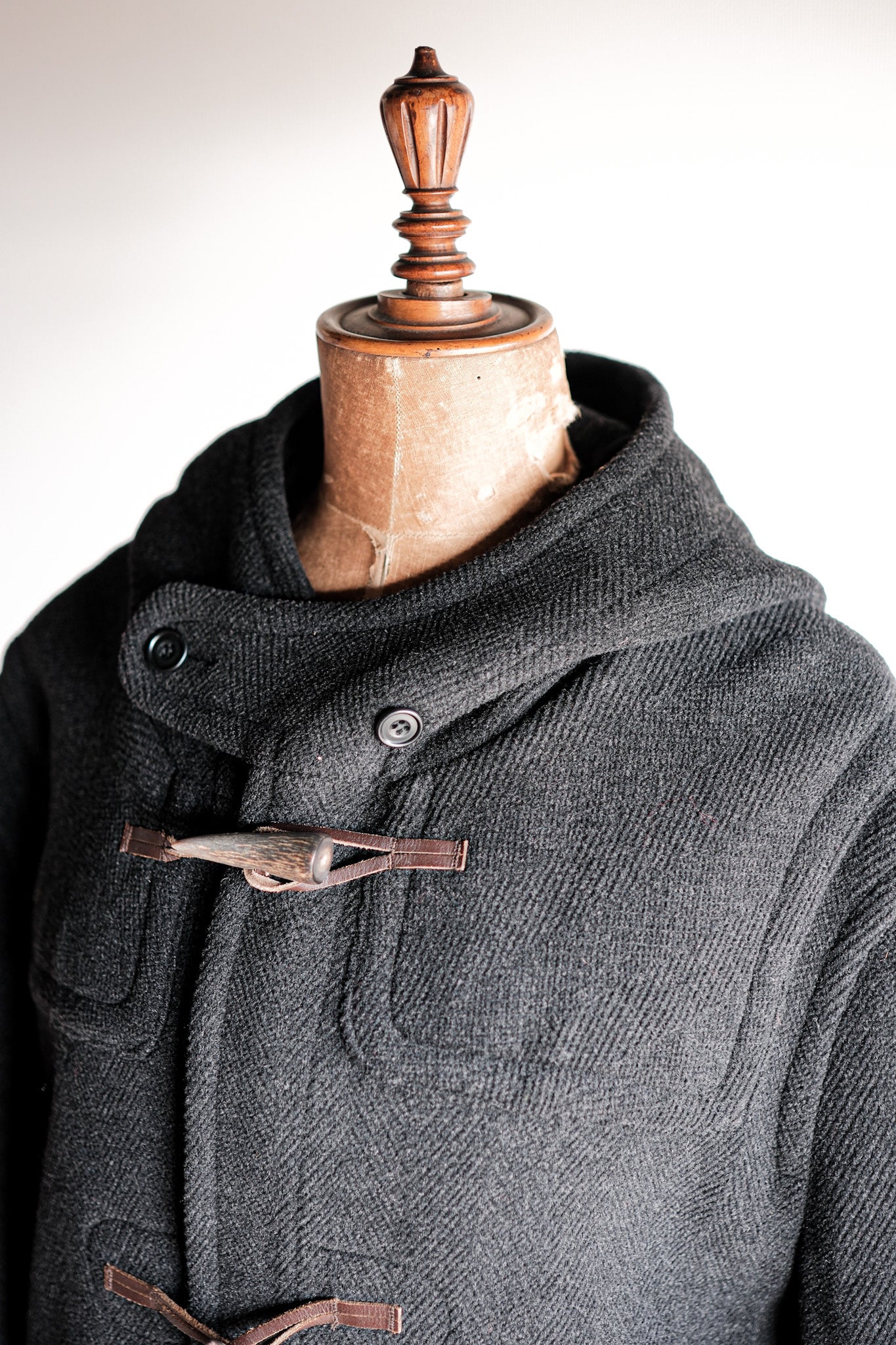 ［~90's］Old INVERTERE Wool Duffle Coat "Moorbrook"