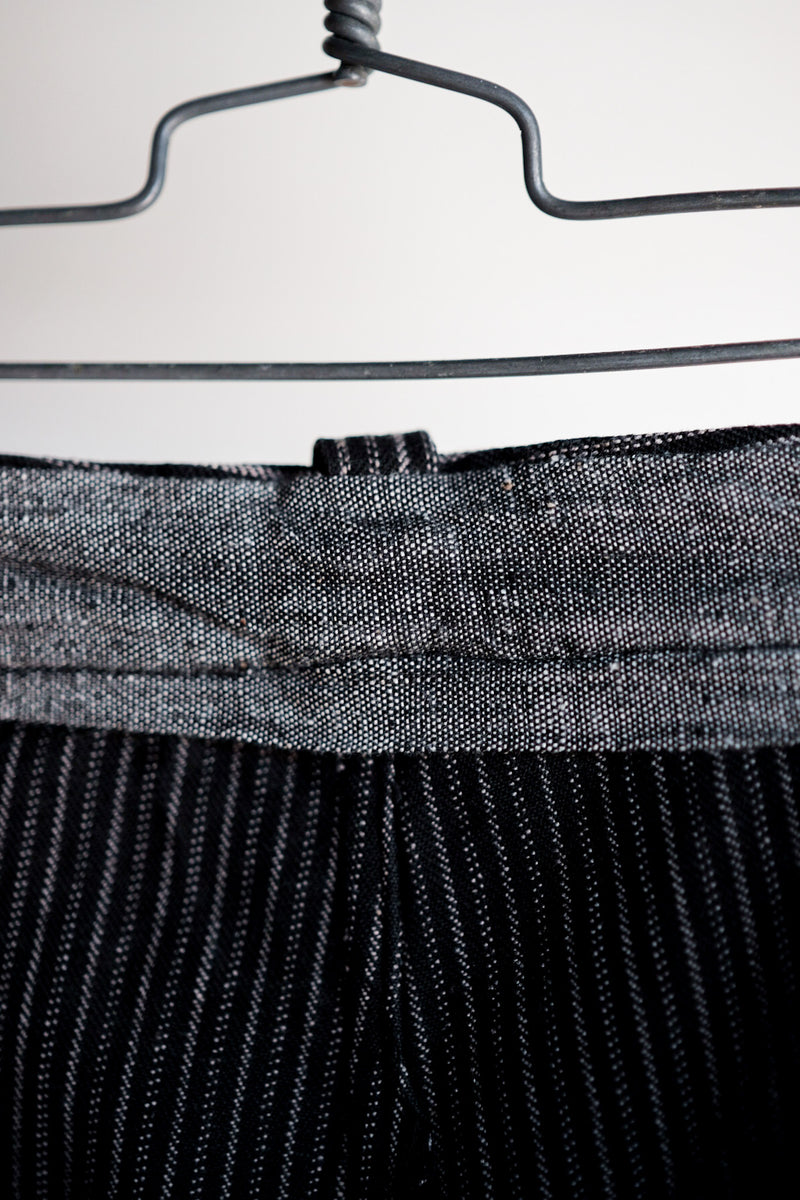 【~40's】French Vintage Cotton Striped Work Pants