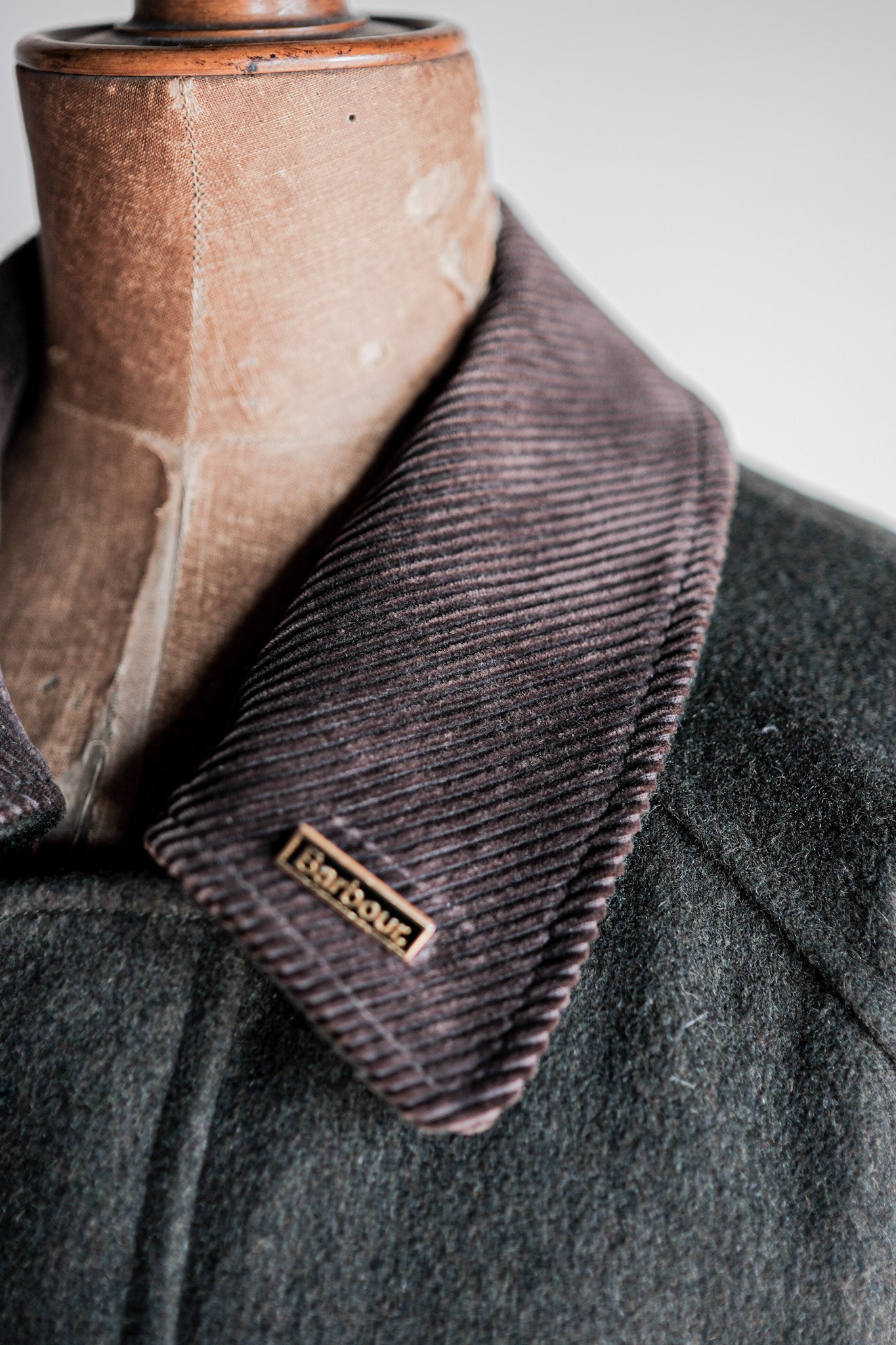 【~90's】Vintage Barbour "LODEN JACKET" 3 Crest Size.42
