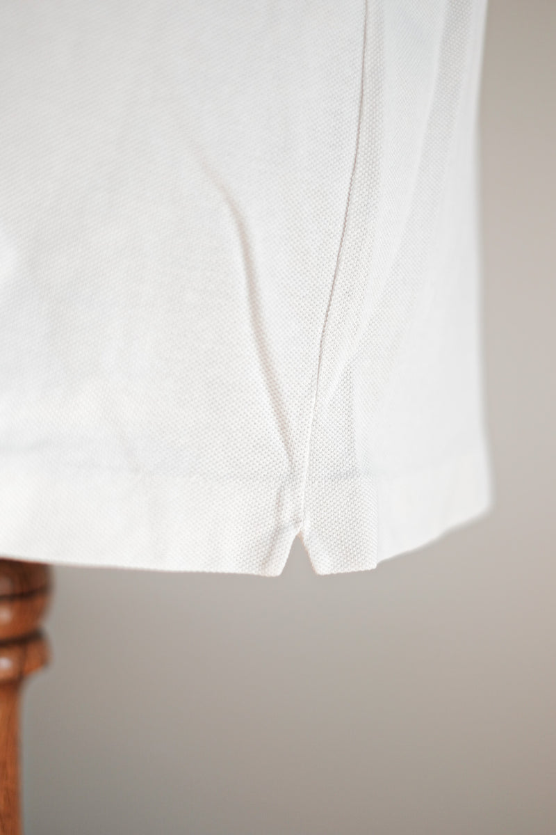 [~ 80's] Chemise Lacoste S/S Polo Shirt SIRT SILE.7 "ECRU"