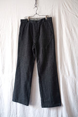[~ 60's] กางเกง Herringbone วินเทจฝรั่งเศส