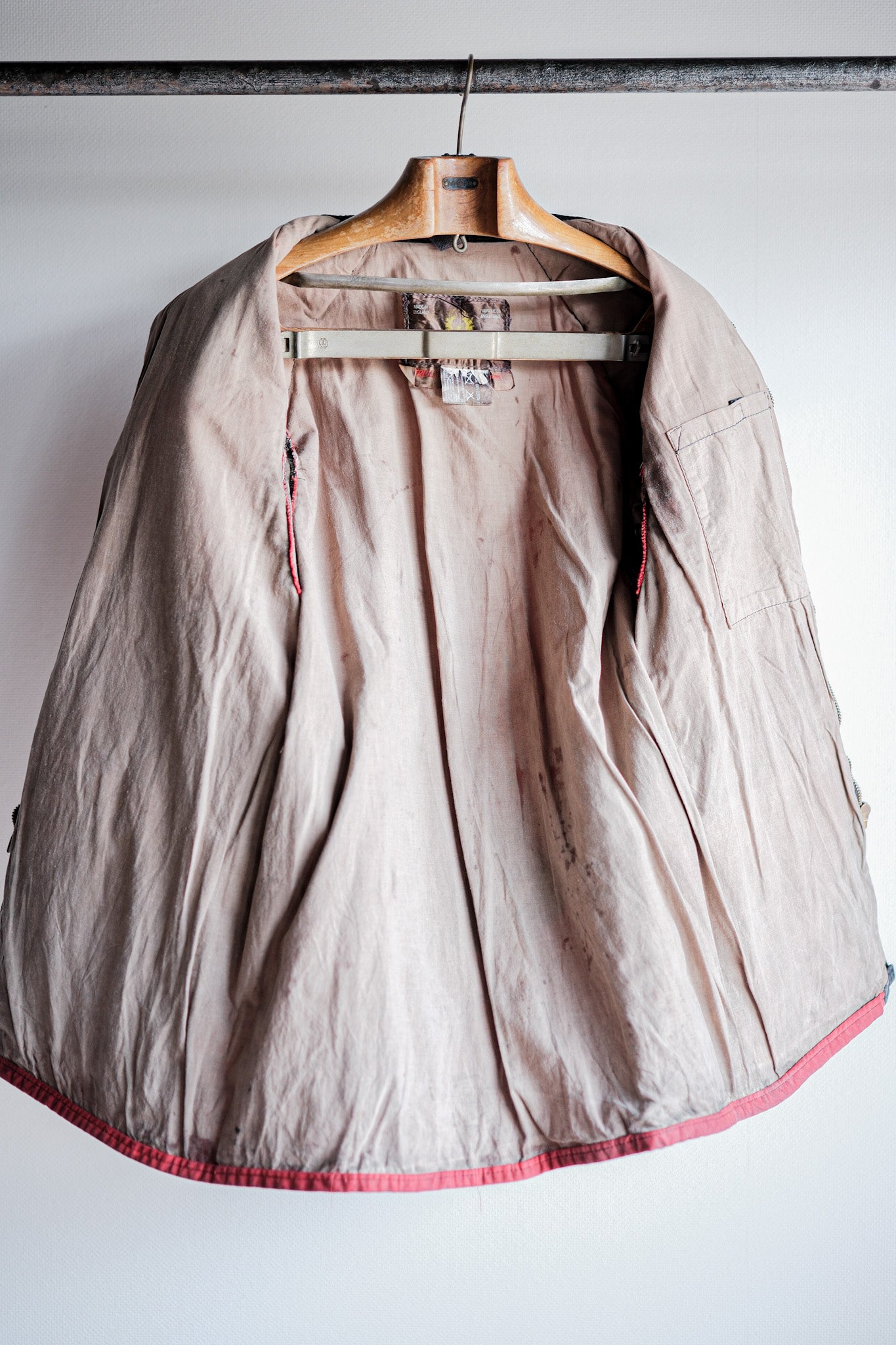 【~70's】Vintage Belstaff 2 Tone Red Waxed Jacket “TRIALMASTER" “Custom Order”
