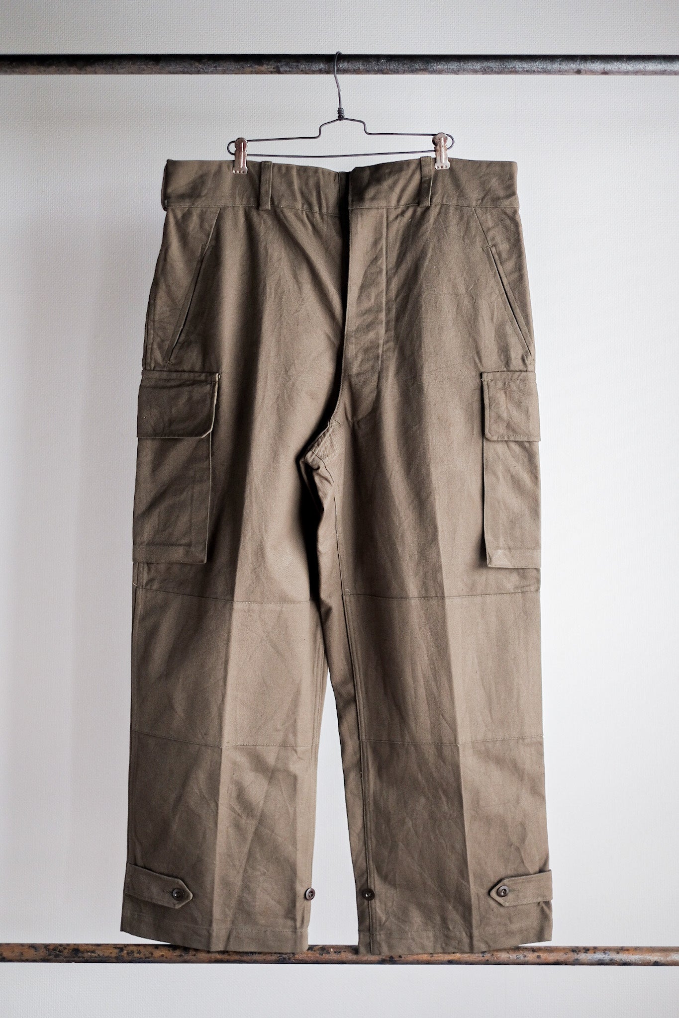 [~ 50's] French Army M47 Field Trousers Size.96c "Dead Stock"