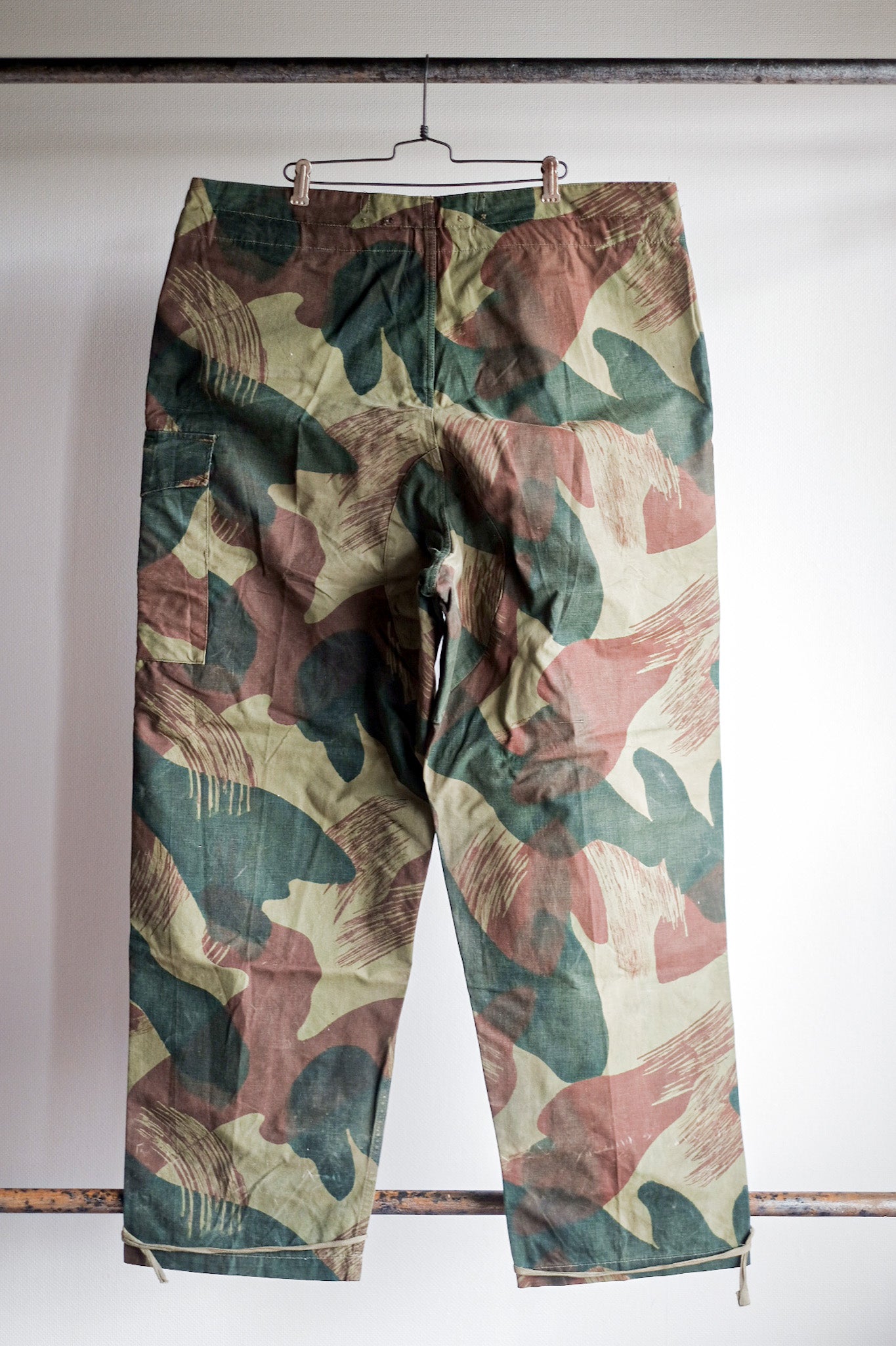 【~50's】Belgium Army Brushstroke Camo Airborne Pant Size.6