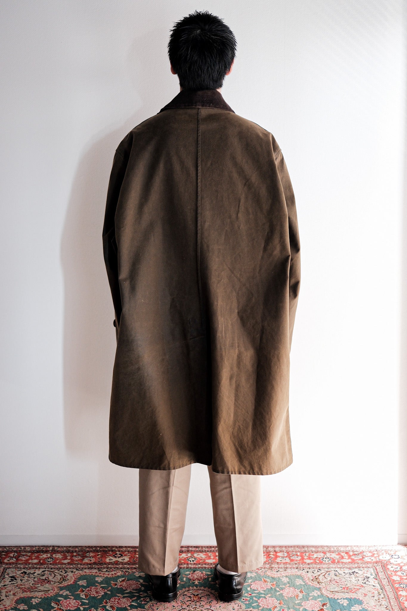 ［~90's］Vintage Barbour "ORIGINAL 3/4 COAT" 3 Crest Size.EX LARGE