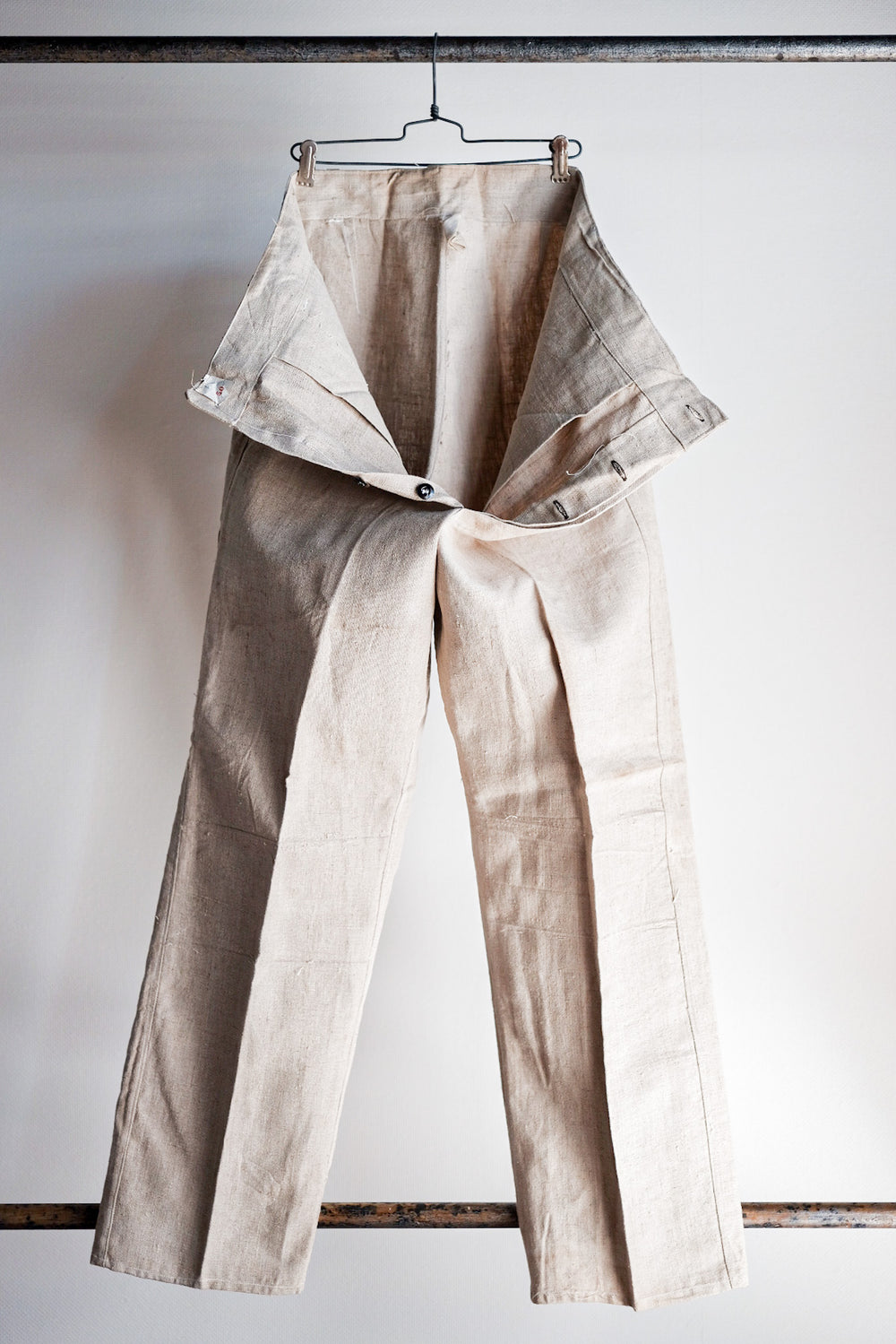【~40's】German Army Linen Trousers "Dead Stock"
