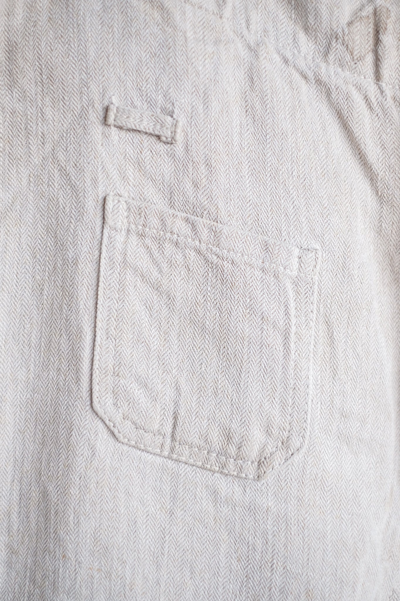 ［~40's］WW2 German Army Drillich HBT Linen Trousers