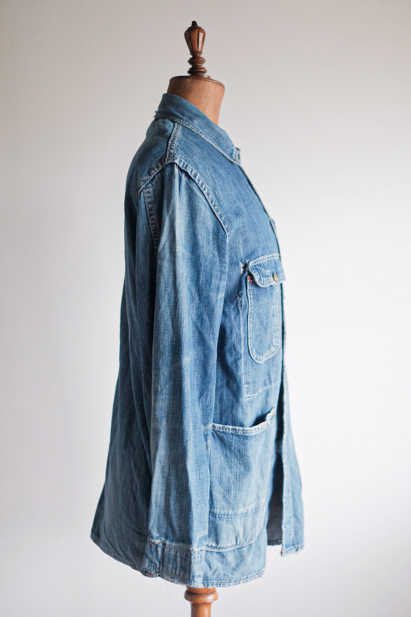 40's】American Vintage Denim Coverall 