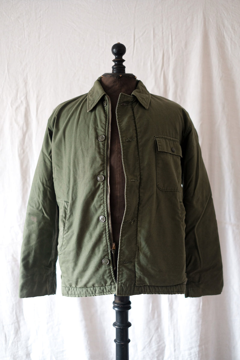 【~70's】US Vintage U.S.NAVY A-2 Deck Jacket