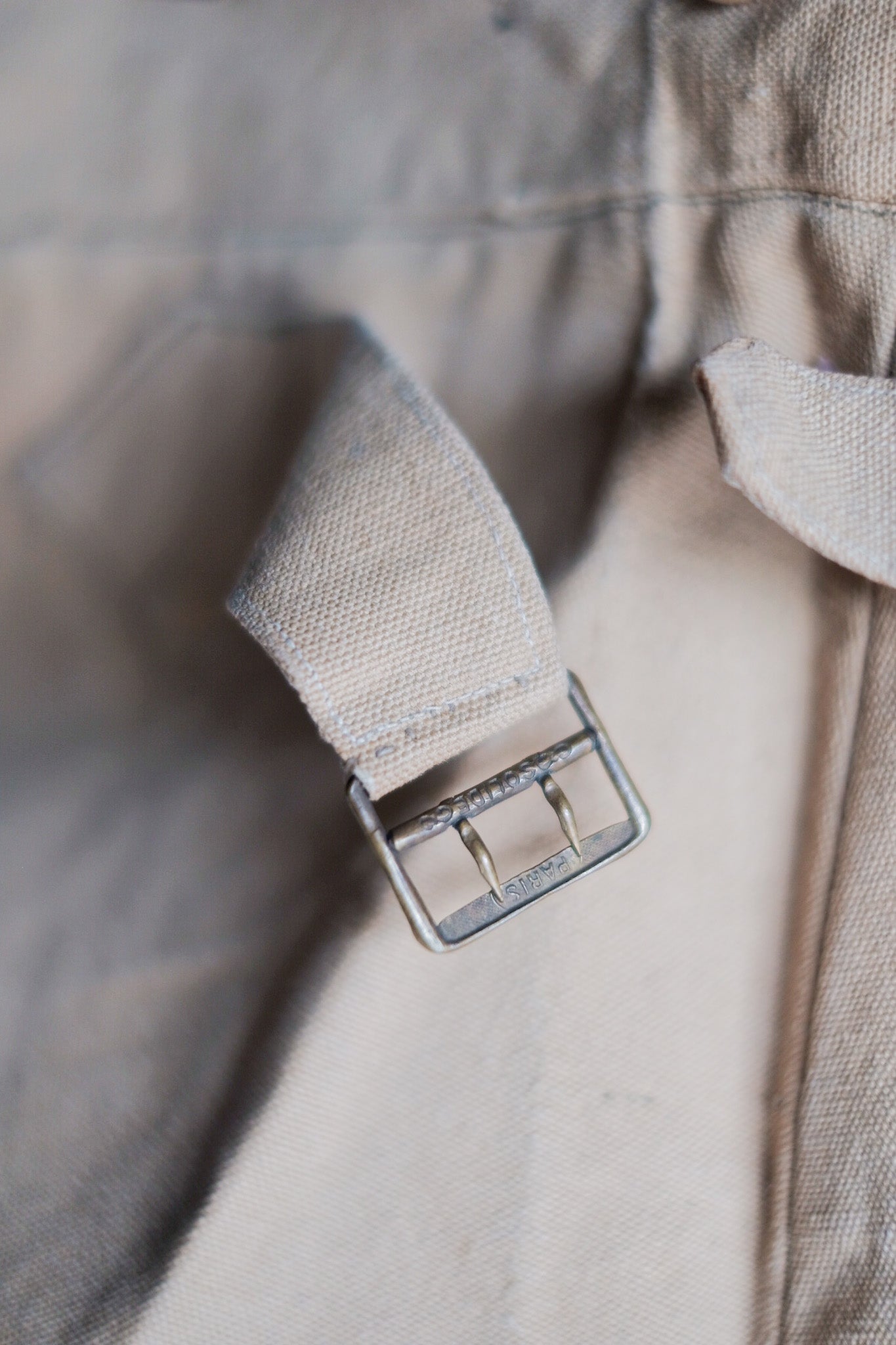 ［~30's］French Vintage Cotton Canvas Work Pants