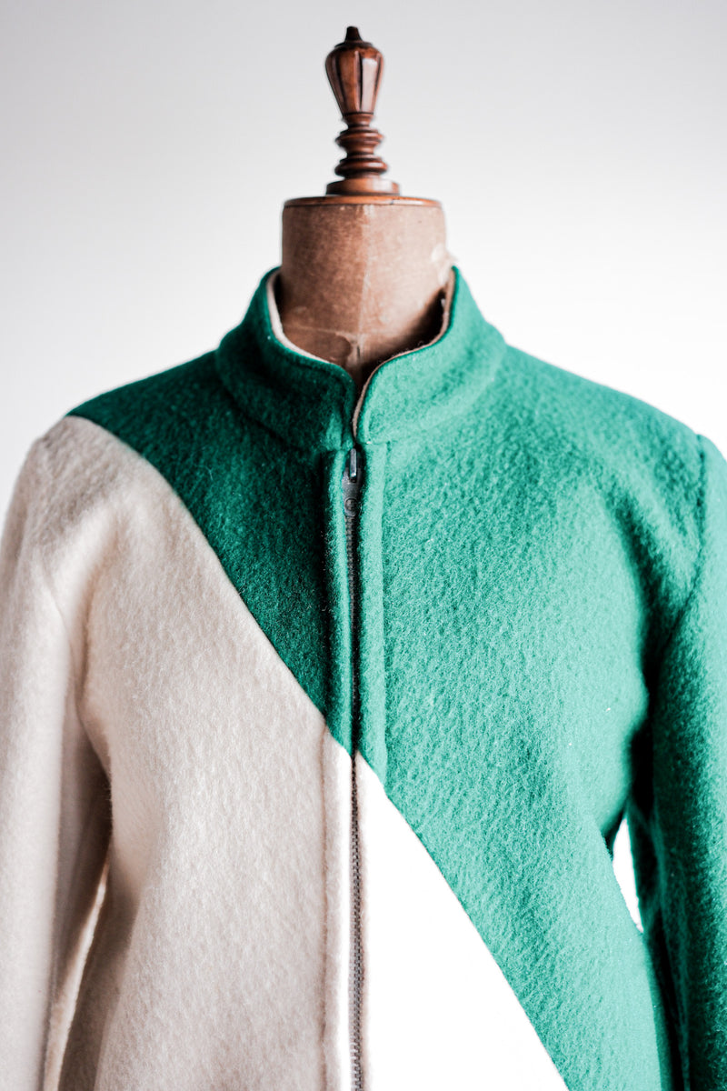 【~60's】British Vintage 2 Tone Wool Jacket "Kerr's"