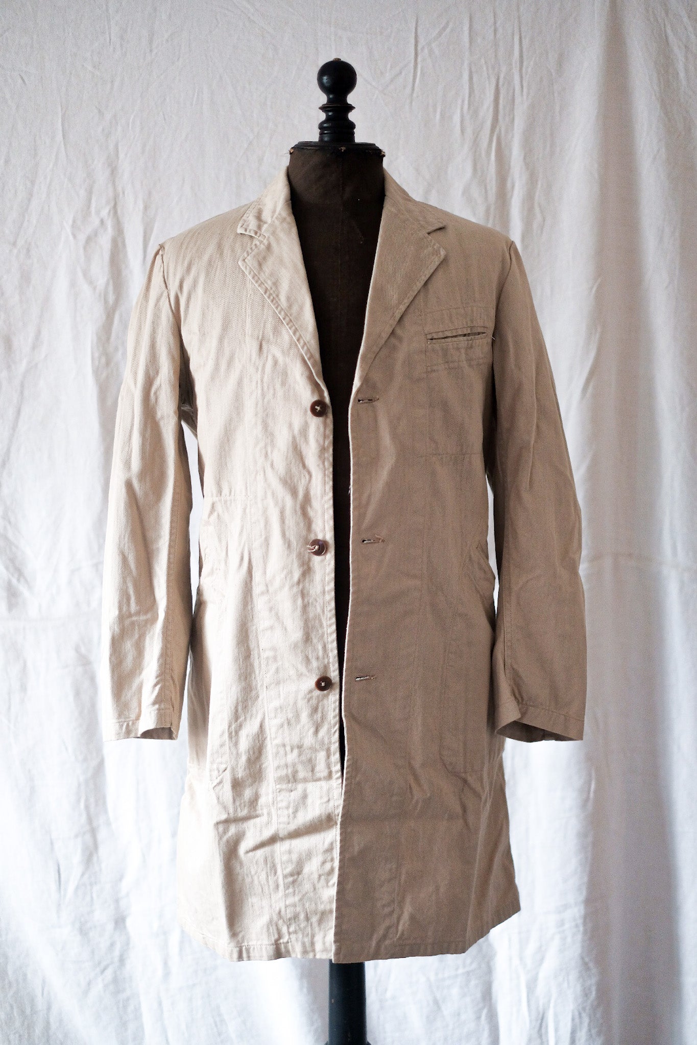 【~50's】French Vintage Work Coat "AUMOLINEL"