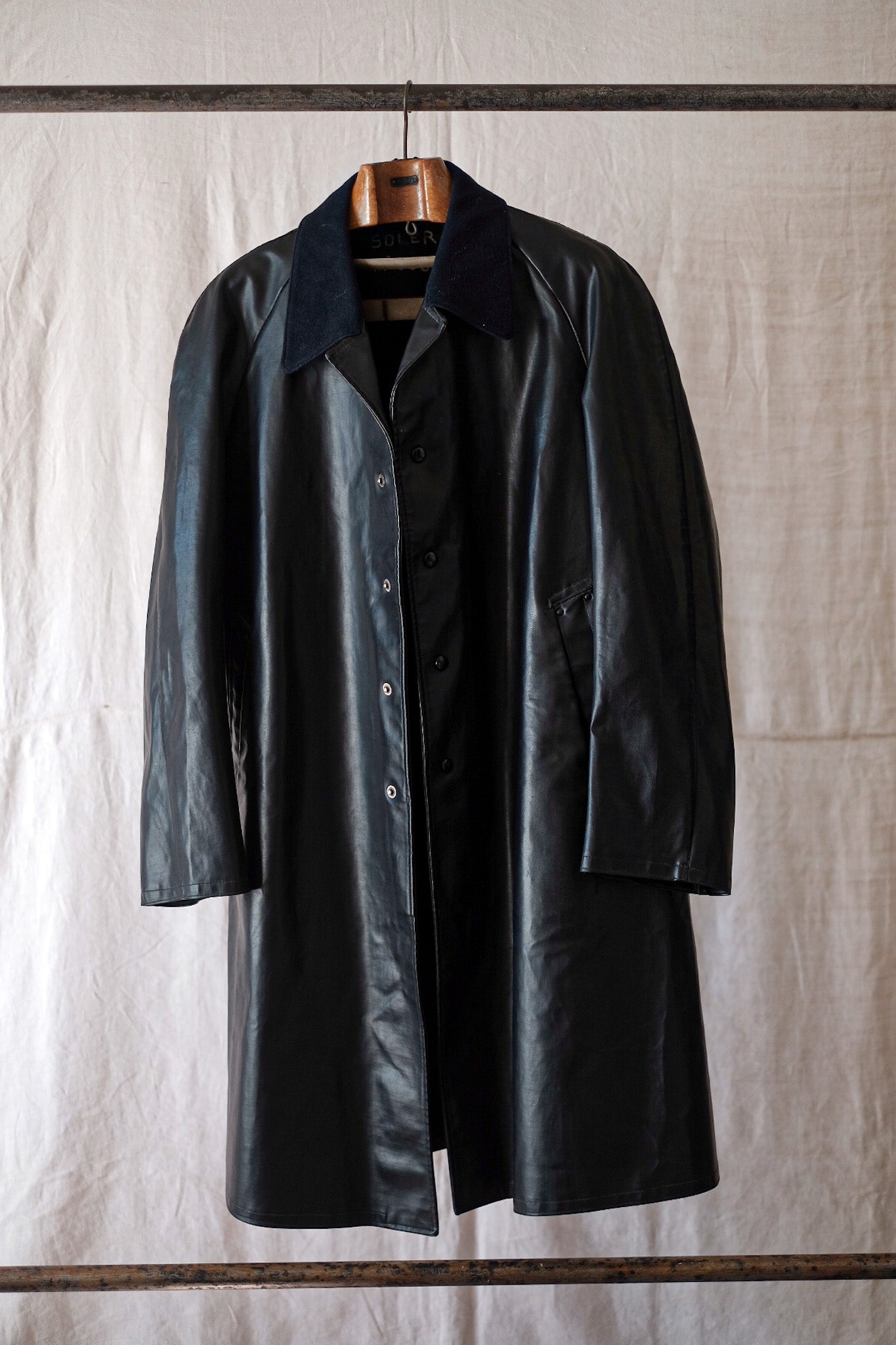 [~ 50's] French Vintage Fisherman Rubber Coat "Dead Stock"