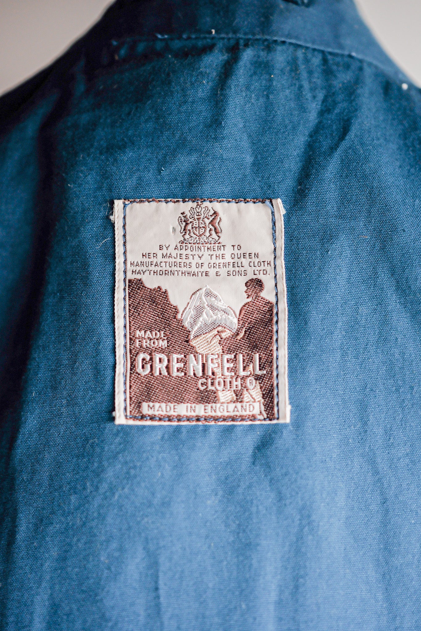 [〜70年代]復古Grenfell Walker夾克大小。44“山地標籤”