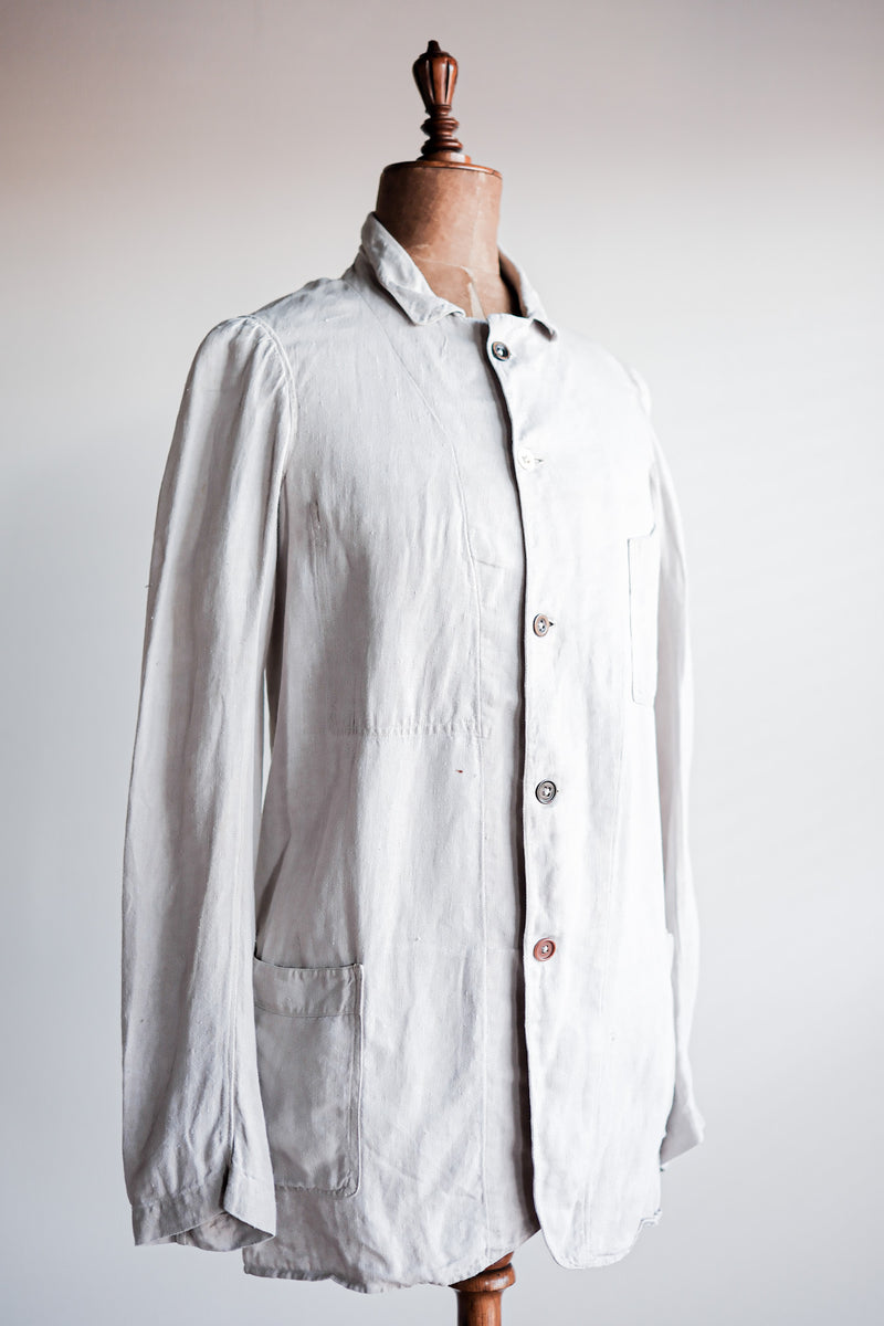 【~20's】French Vintage Linen Jacket "Belle Jardiniere"