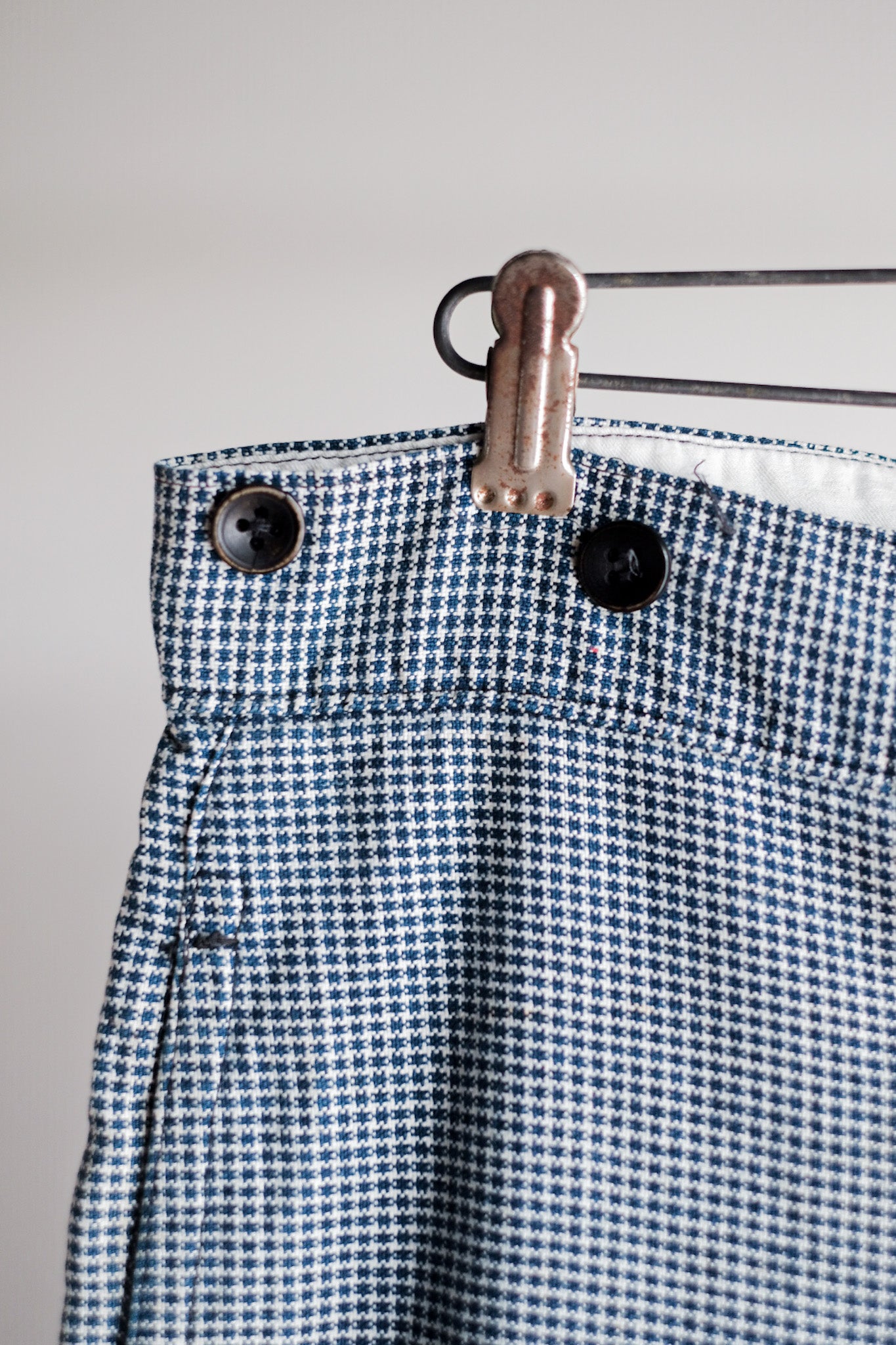［~30's］French Vintage Pin Check Work Pants