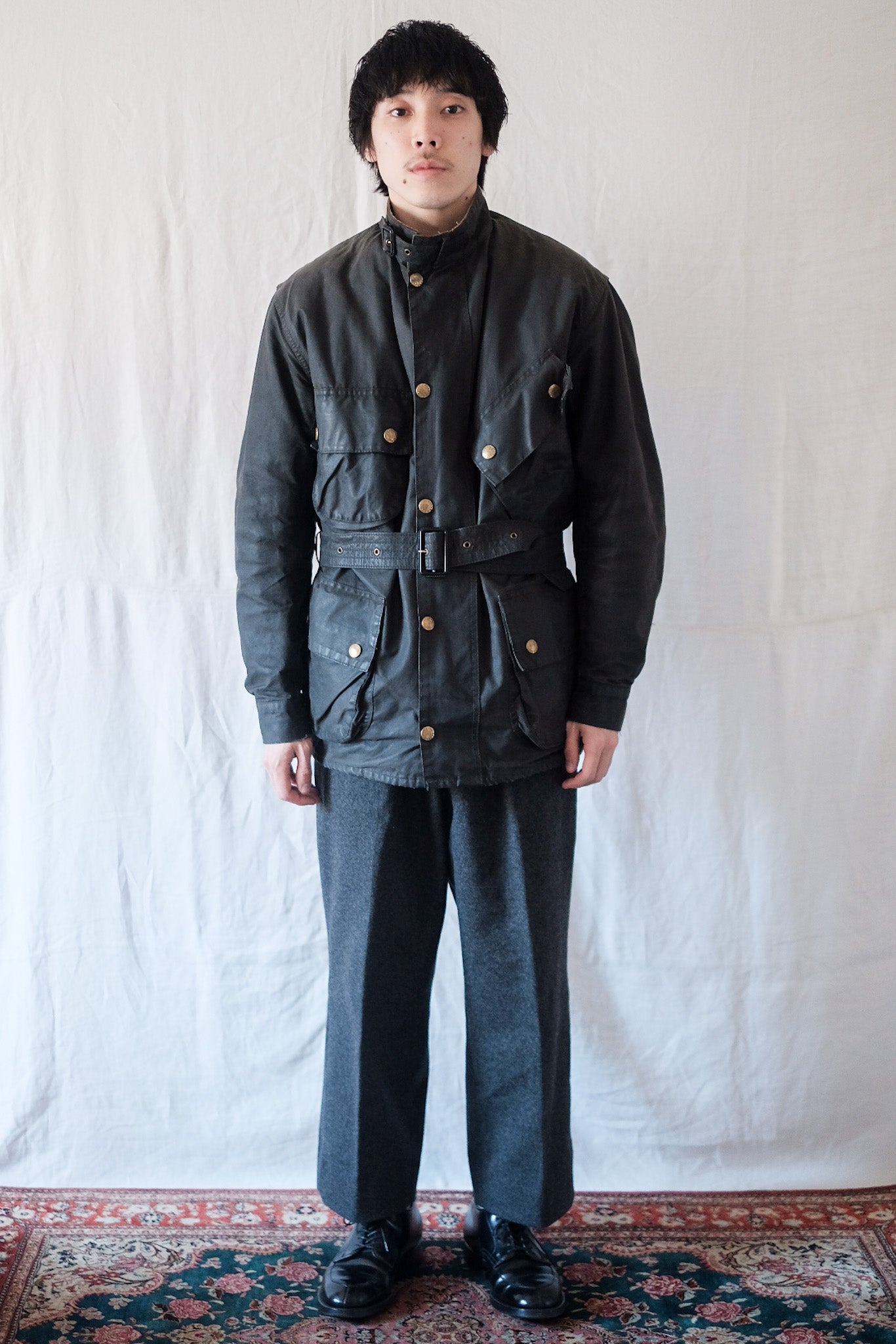 [~ 90's] Vintage Barbour "International Suit NATO MODEL" 3 CREST SIZE.42