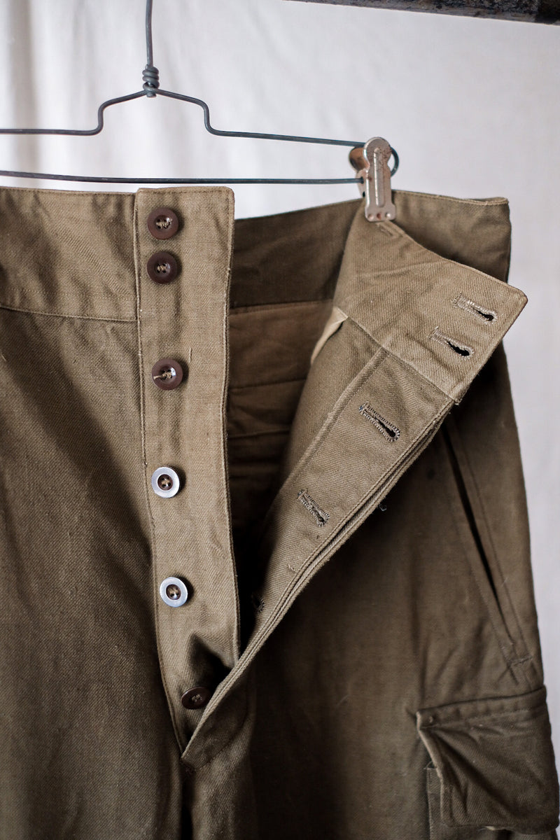 【~50's】French Army M47 Field Trousers Size.33