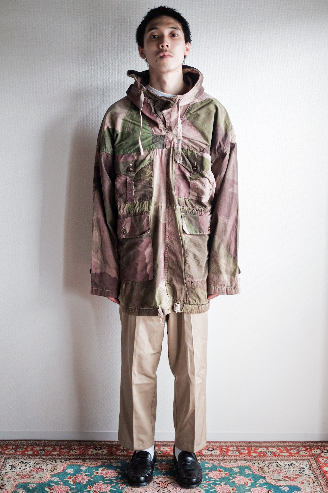 ［~40's］British Army SAS Camouflaged Windproof Smock Size.7 "Dead Stock"