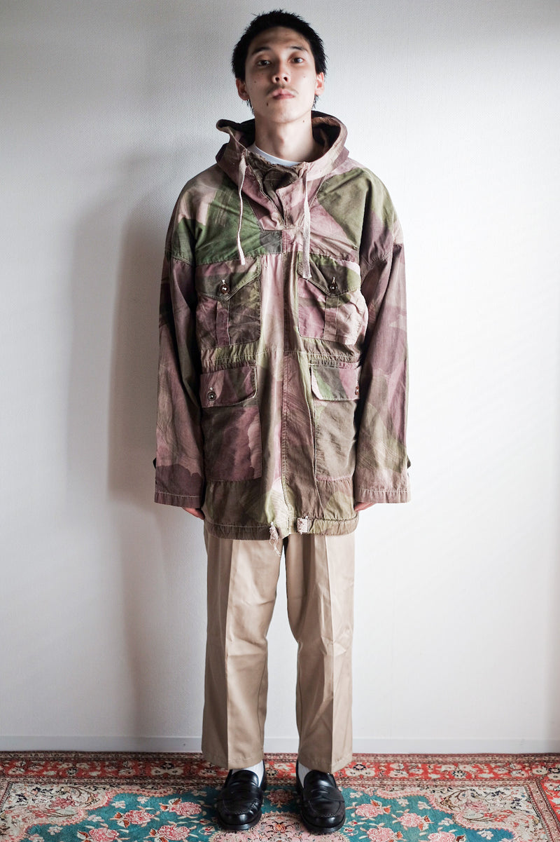 【~40's】British Army SAS Camouflaged Windproof Smock Size.7 "Dead Stock"
