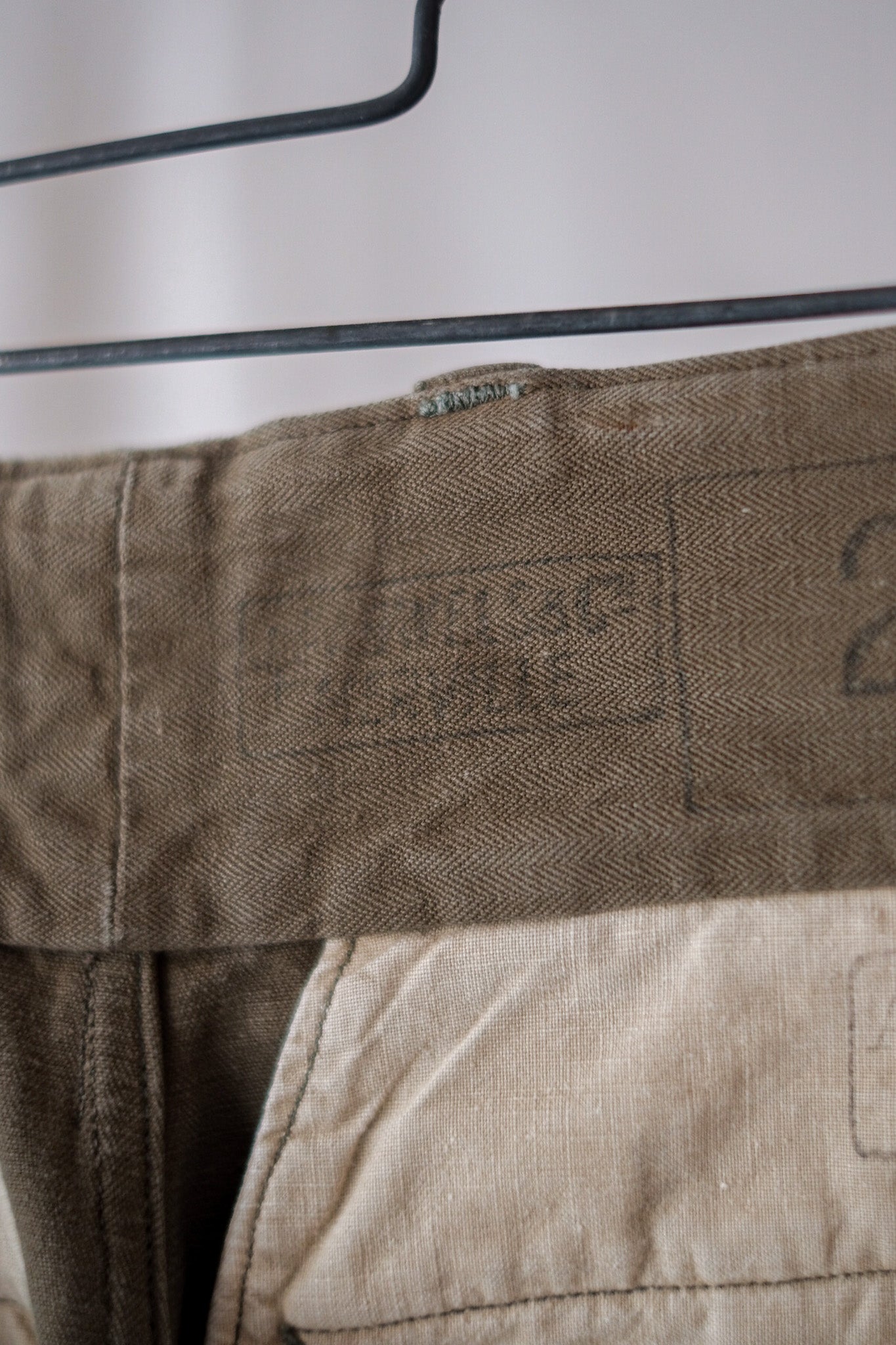 [~ 50's] French Army M47 Field Trousers Size.21