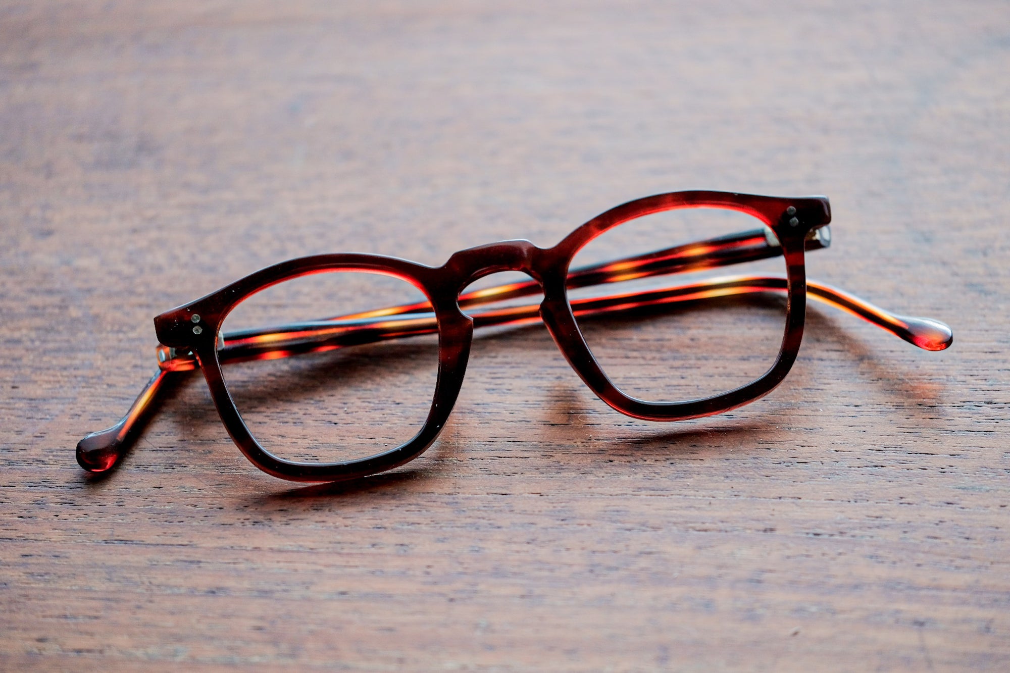 ［~50’s］French Vintage Amber Parisian Frame “Dead Stock”