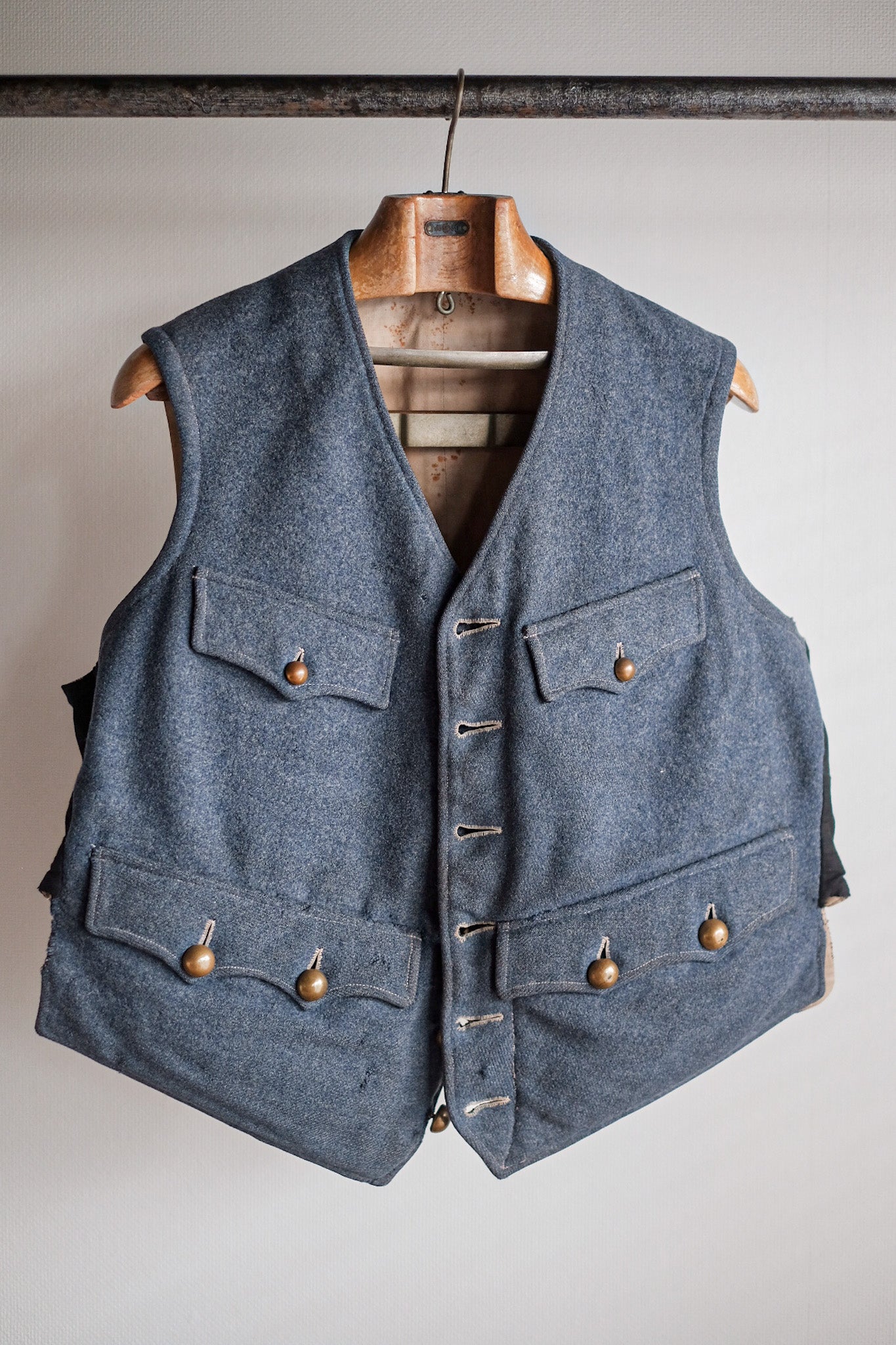 【~10's】WW1 French Army Wool Gilet