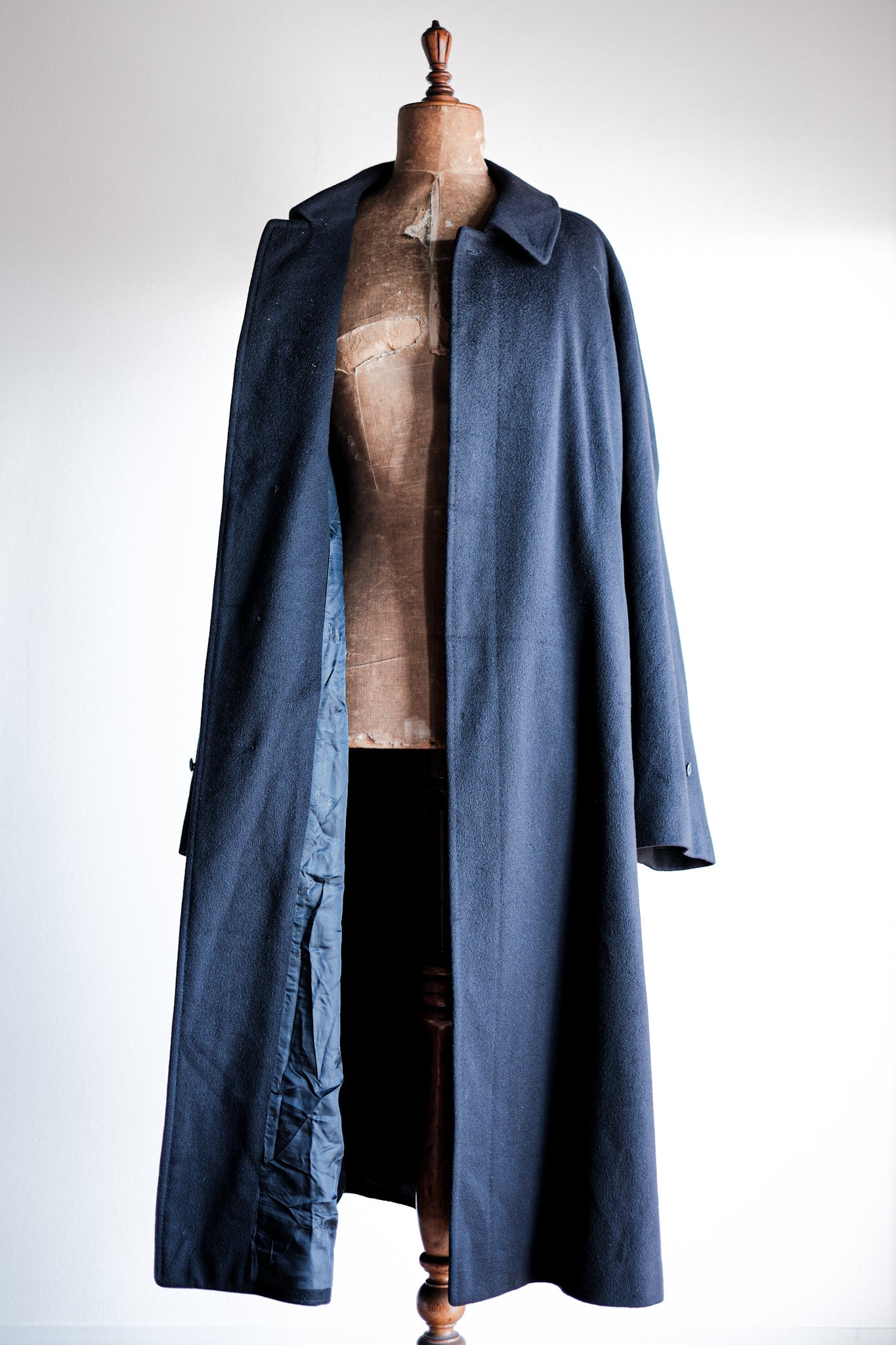 ［~90's］Vintage Burberry's Single Raglan Balmacaan Coat Size.60RX "PURE CASHMERE"