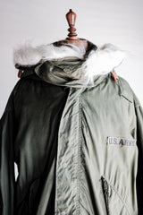 [~ 80's] สหรัฐอเมริกา M-65 Fishtail Parka Size.medium "Full Set"