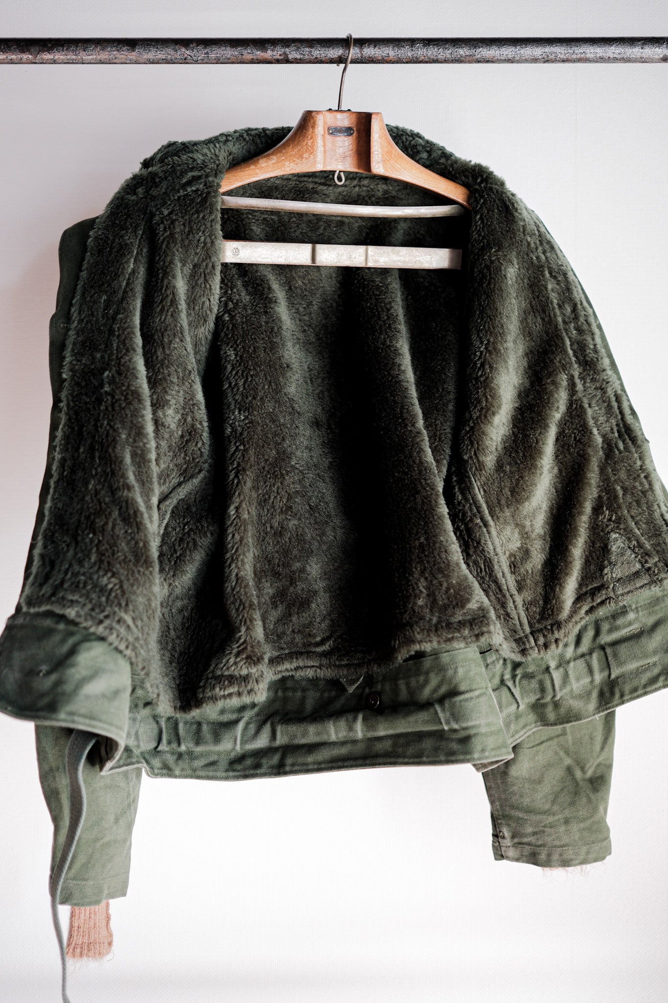 ［~60's］Swedish Army Dispatch Rider Motorcycle Jacket With Liner Size.C52