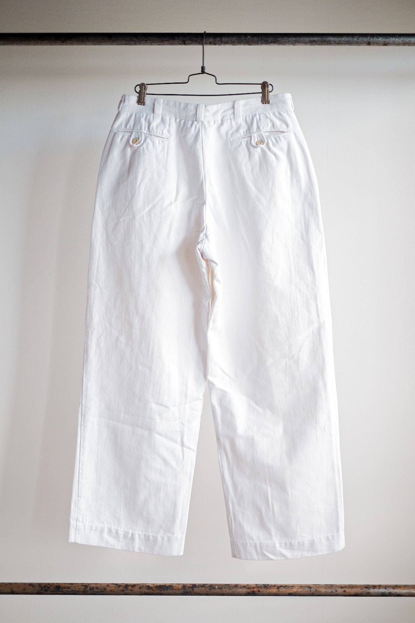 【~50's】French Vintage Linen Trousers
