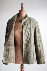 【~50's】French Army Quilted Liner Jacket Size.6