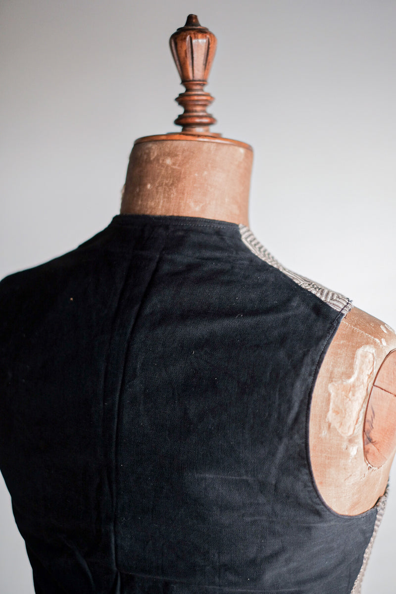 [~ 30's] French Vintage HBT Woolk Gilet