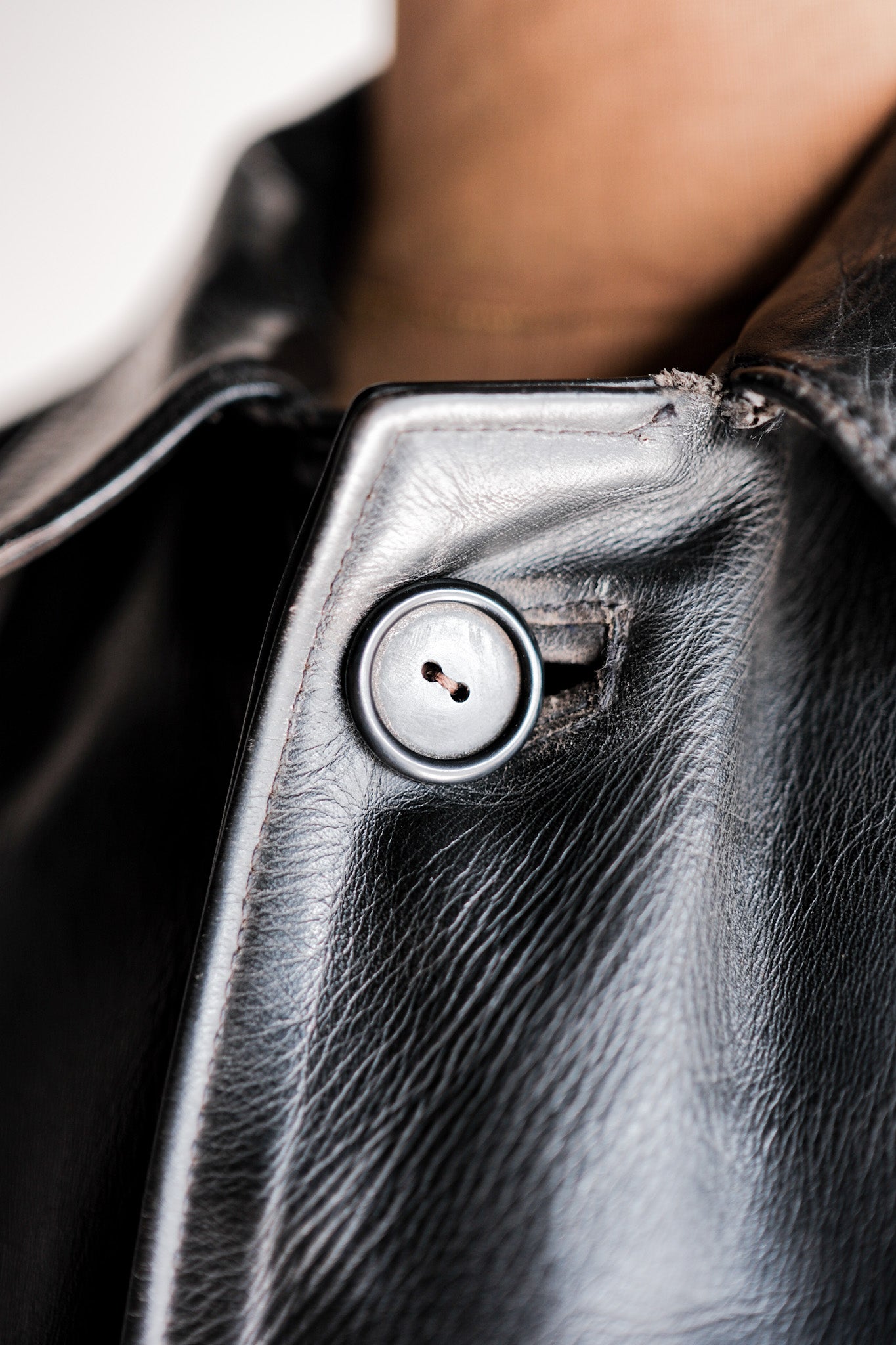 ［~40's］French Vintage Horse Hide Leather Jacket