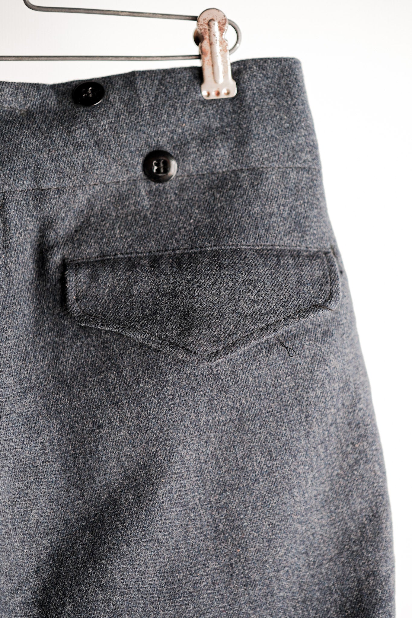 [~ 50's] Royal Canadian Air Force Wool Trousers Size.n21 "Dead Stock"