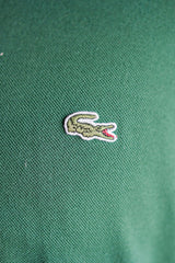 [~ 80's] Chemise Lacoste L/S Polo Size.5 "Forest Green"