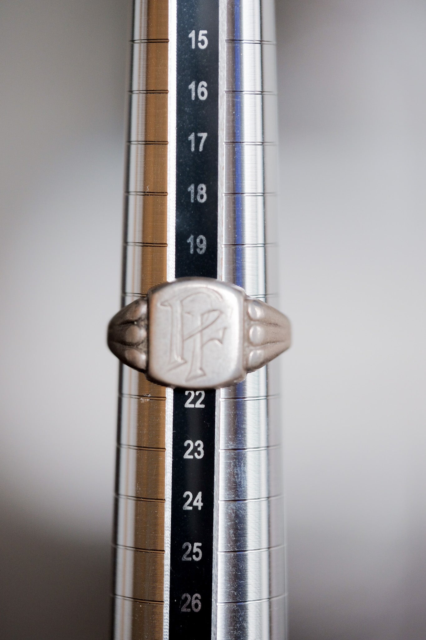 ［~70’s］Europe Vintage Silver 800 Ring
