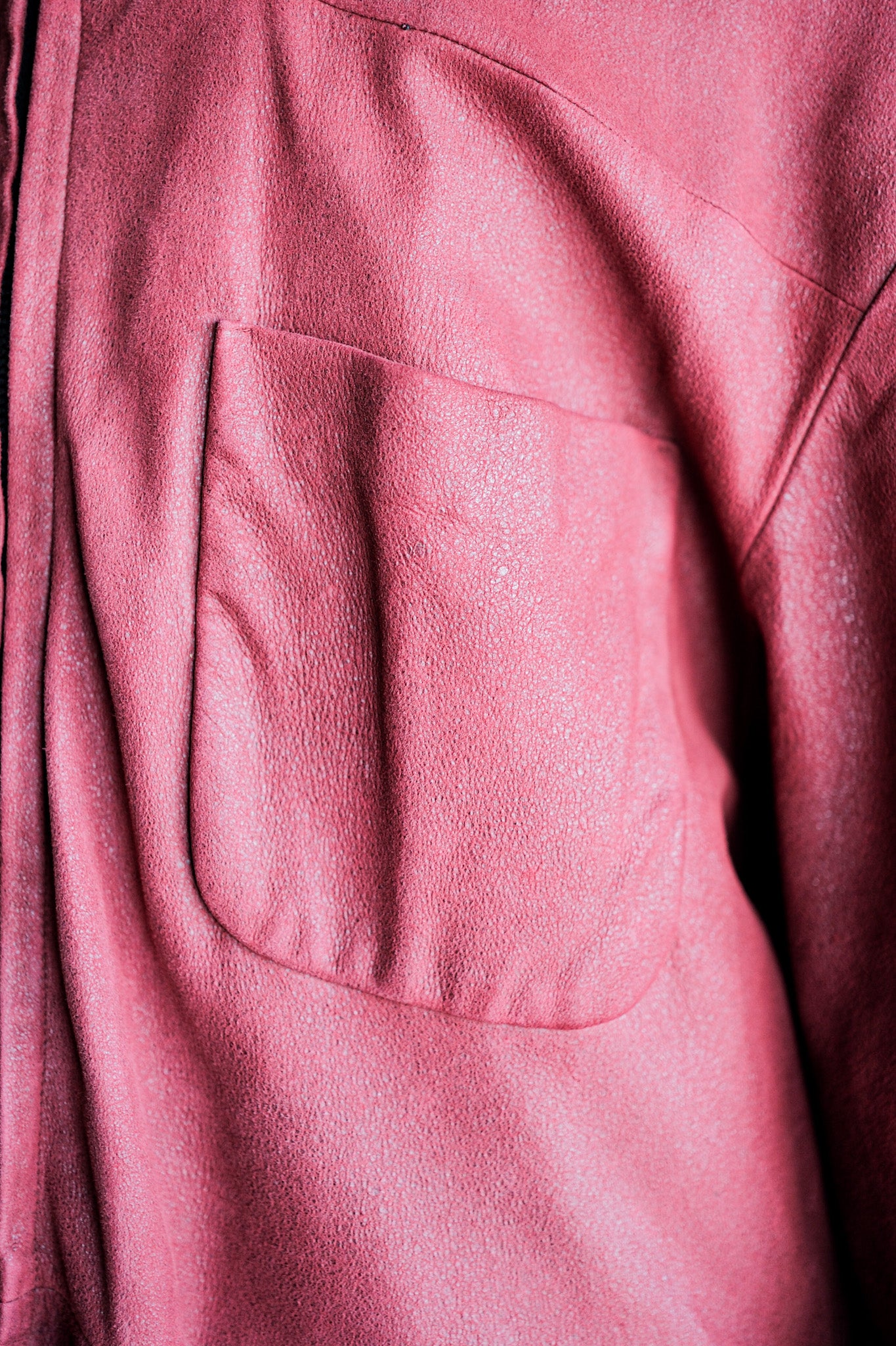 ［~90's］Old SERAPHIN Leather Reverseable Jacket Size.50