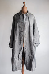 [~ 40's] เสื้อโค้ท French Vintage Black Chambray Atelier