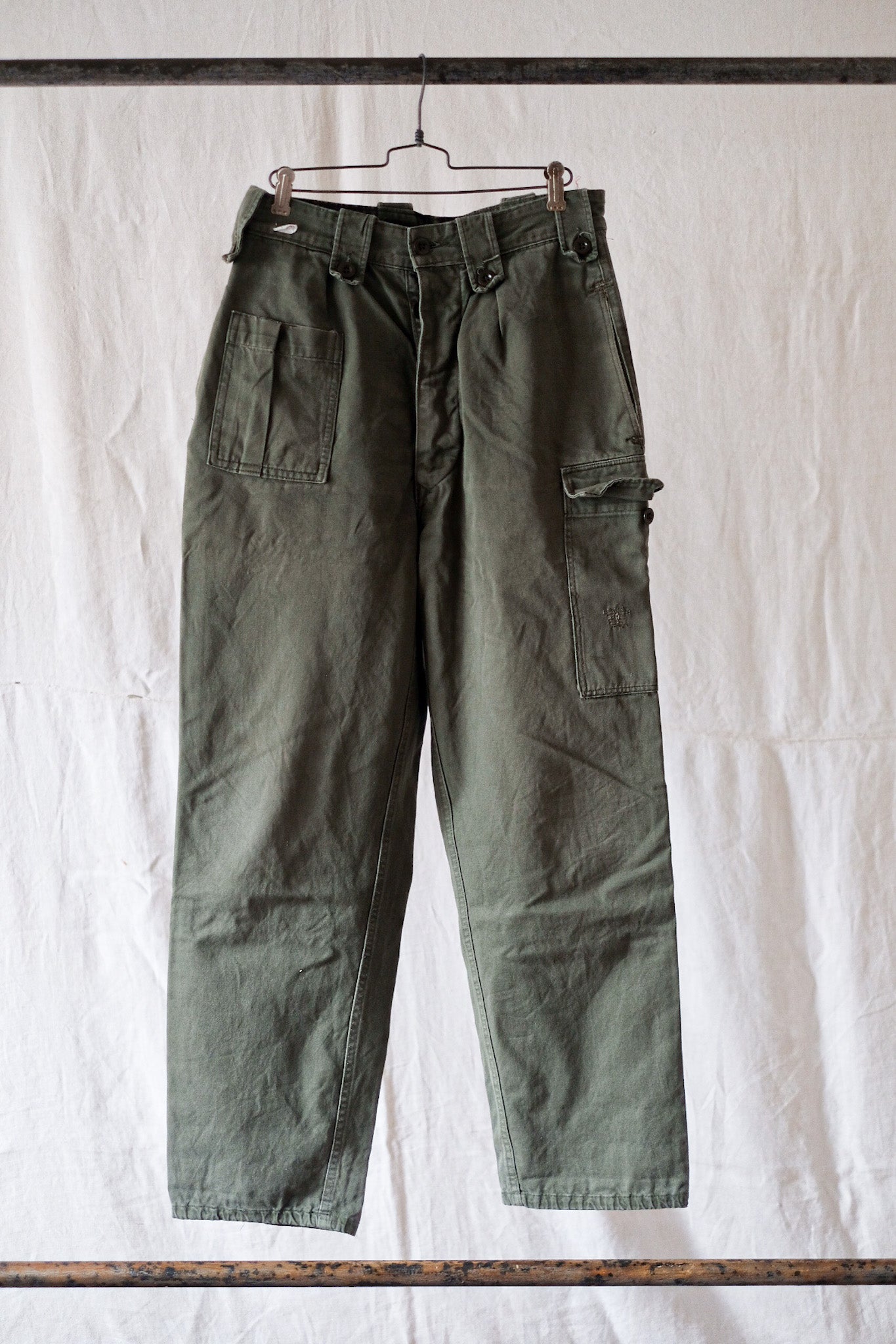 [~ 80's] กางเกงขายาวกองทัพเบลเยียม