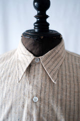 【~30's】French Vintage Grandpa Shirt "Dead Stock"