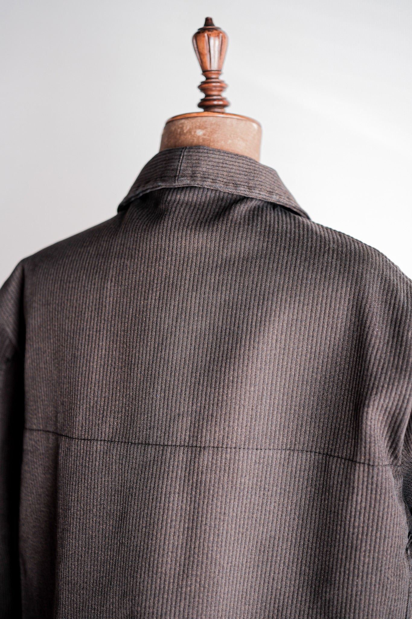 ［~50's］French Vintage Brown Cotton Pique Hunting Jacket