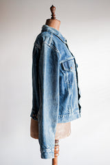 [~ 60's] แจ็คเก็ตยีนส์ 557 ยีนส์ของ Levi Vintage "Big E" ของ Levi 557